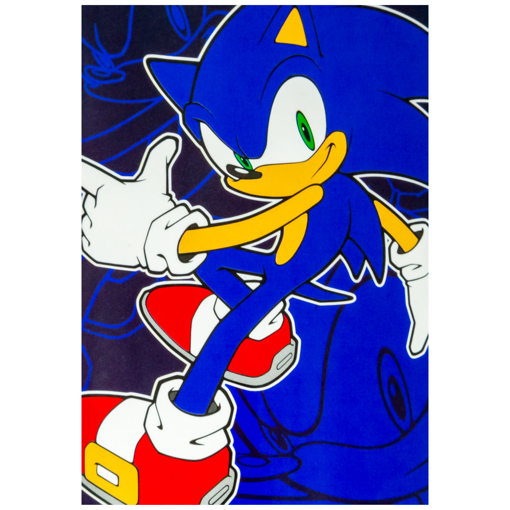 Official Sonic The Hedgehog Fleece Blanket