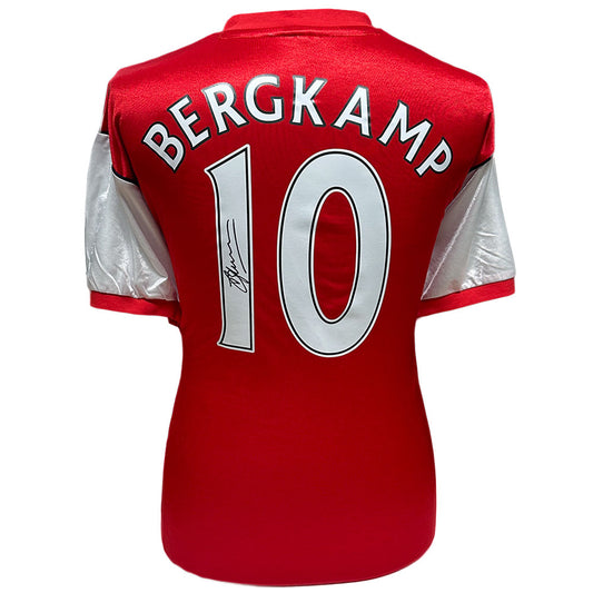 Official Arsenal FC Bergkamp Signed Shirt