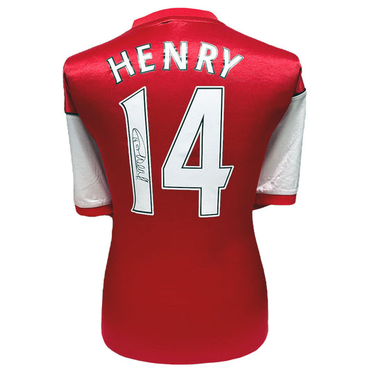 Official Arsenal FC Henry Signed Shirt