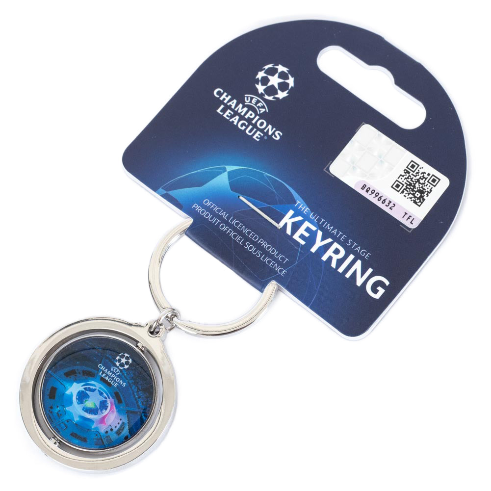 Official Manchester City FC UCL Spinner Keyring