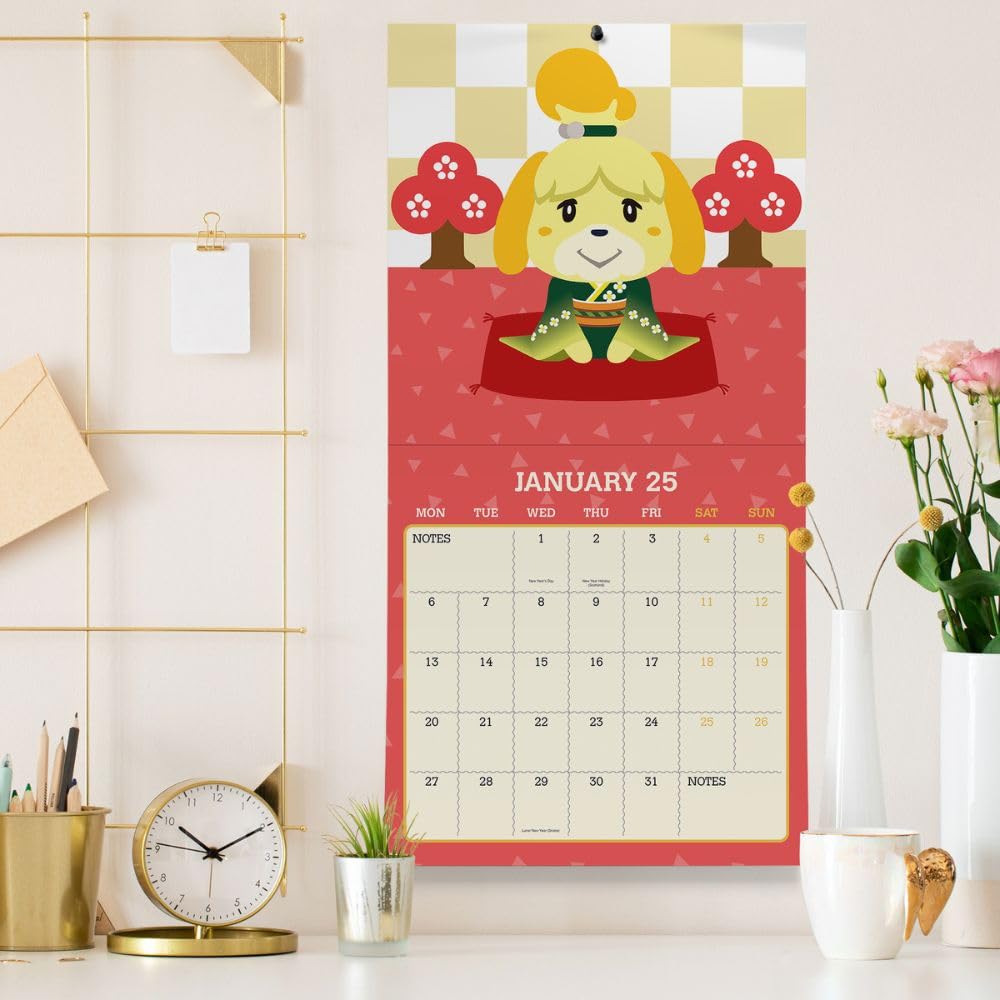 Official Animal Crossing Square Calendar 2025