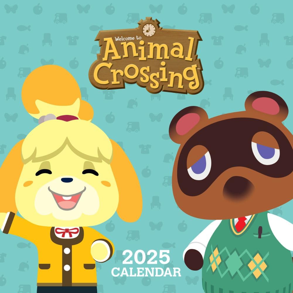 Official Animal Crossing Square Calendar 2025