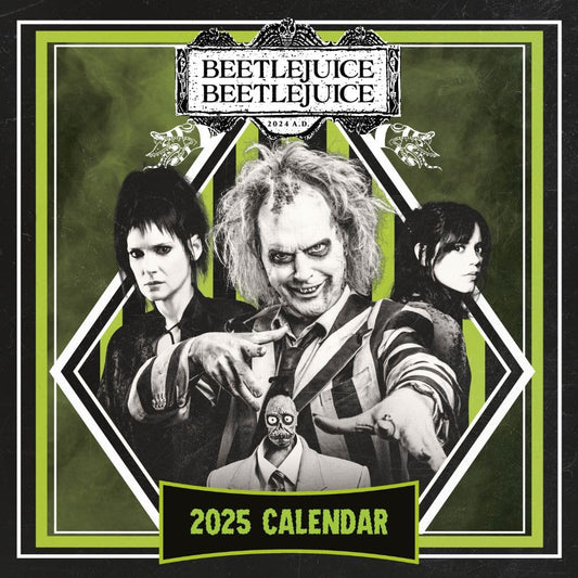 Official Beetlejuice 2 The Movie Square Calendar 2025