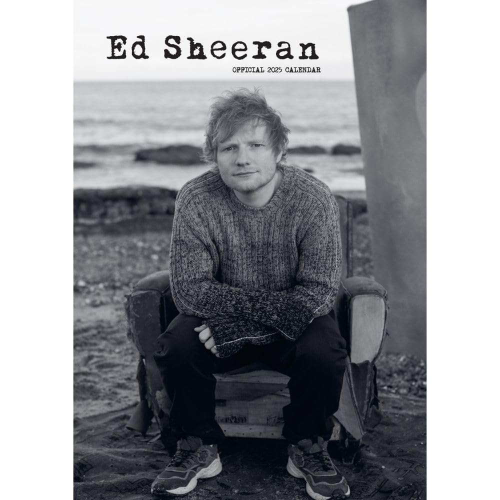 Official Ed Sheeran A3 Calendar 2025