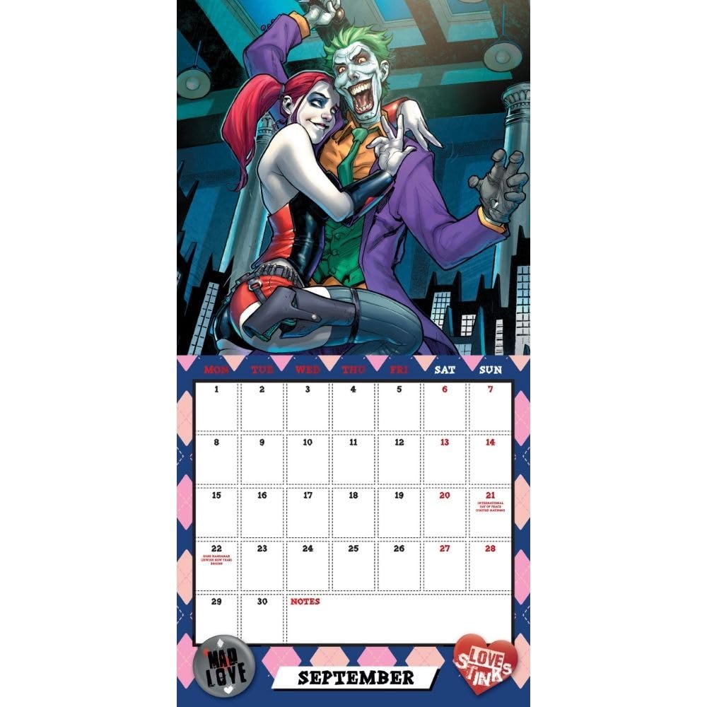 Official Harley Quinn Square Calendar 2025