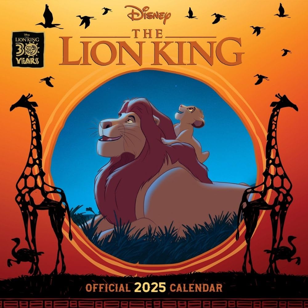 Official The Lion King Square Calendar 2025