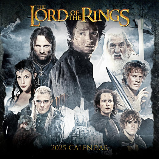 Official The Lord Of The Rings Square Calendar 2025