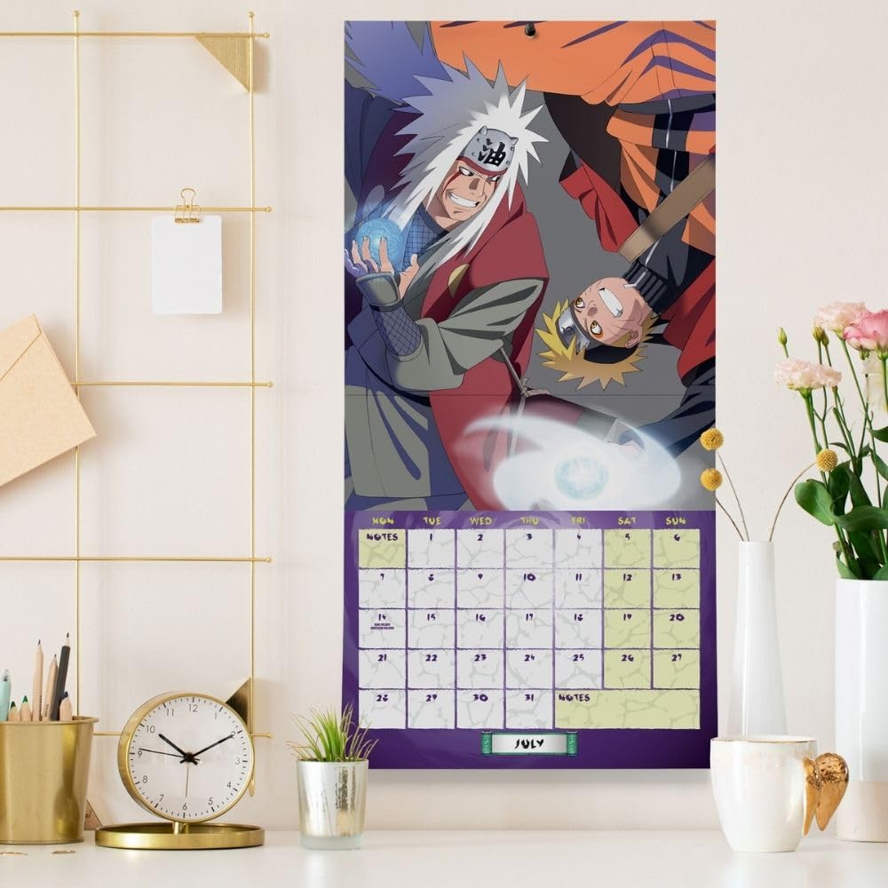 Official Naruto: Shippuden Square Calendar 2025