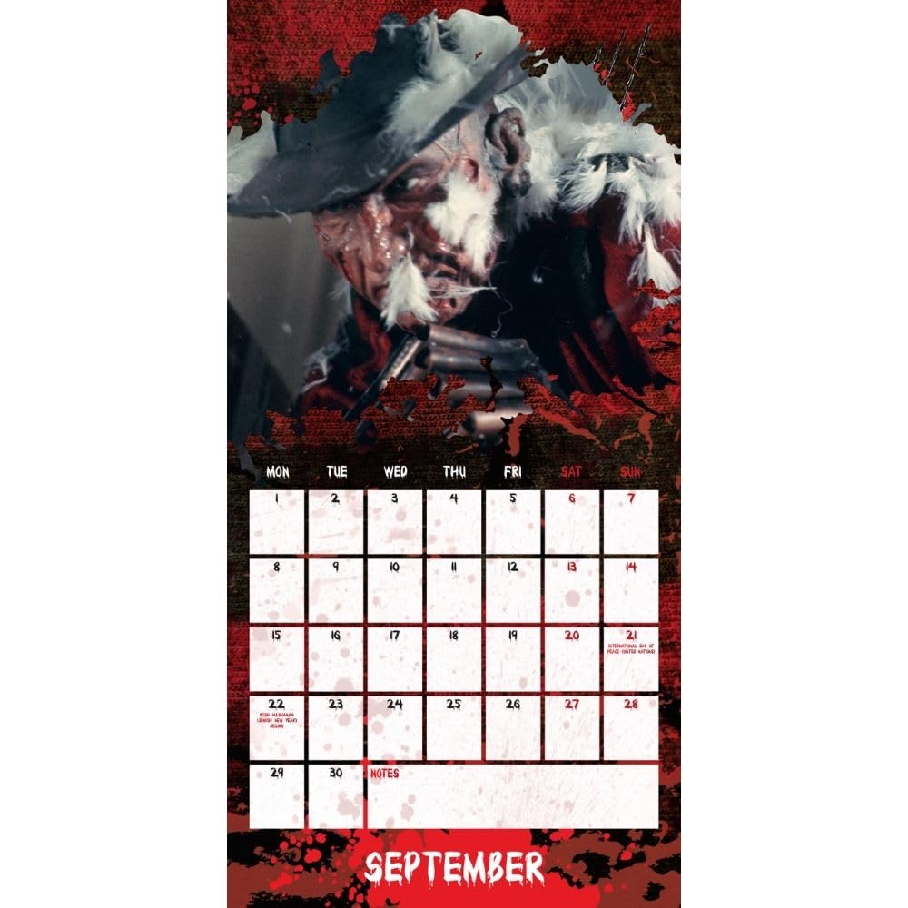 Official A Nightmare on Elm Street Square Calendar 2025