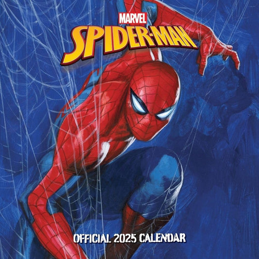 Official Spider-Man Square Calendar 2025