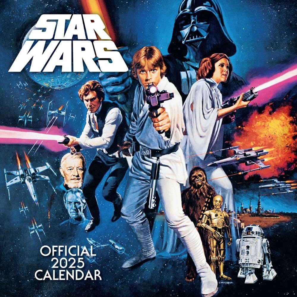 Official Star Wars Classic Square Calendar 2025