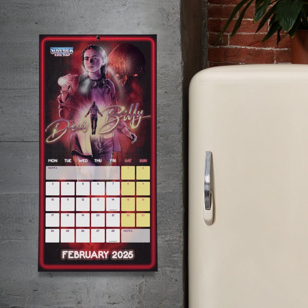 Official Stranger Things Square Calendar 2025