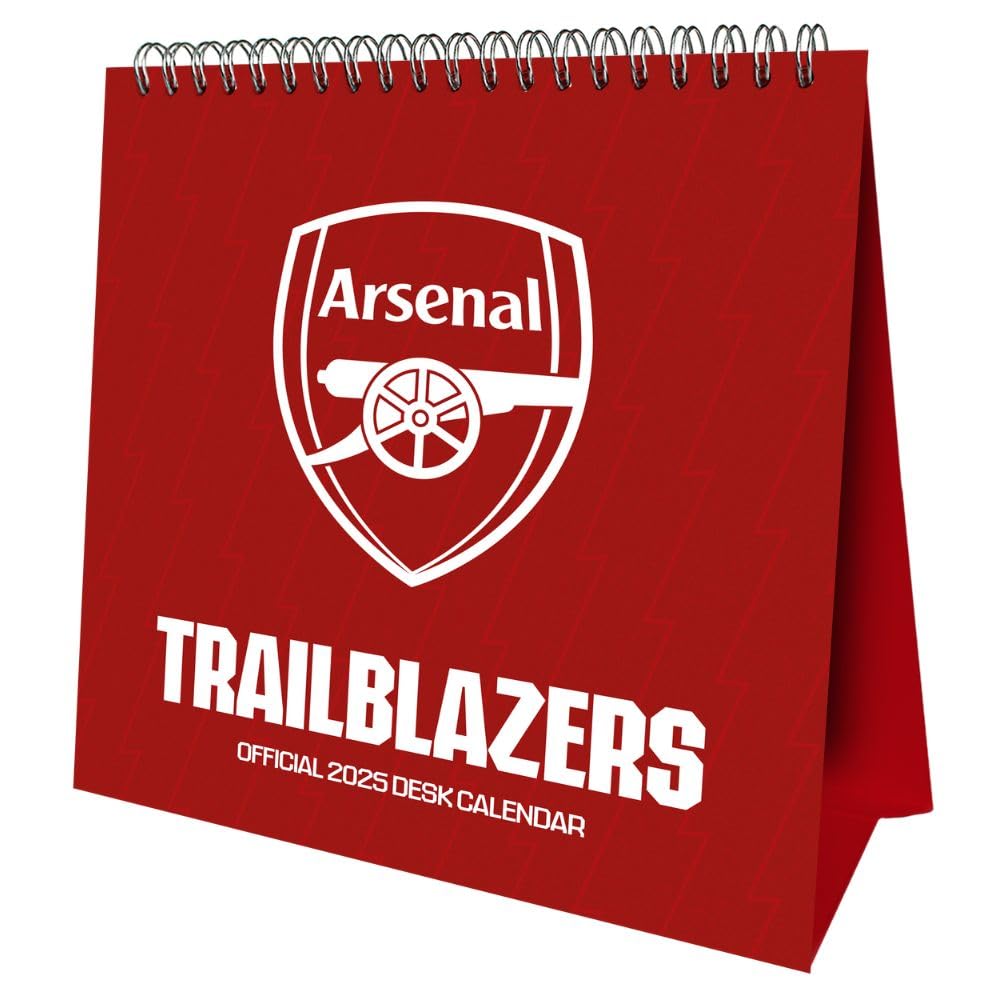 Official Arsenal FC Desktop Calendar 2025