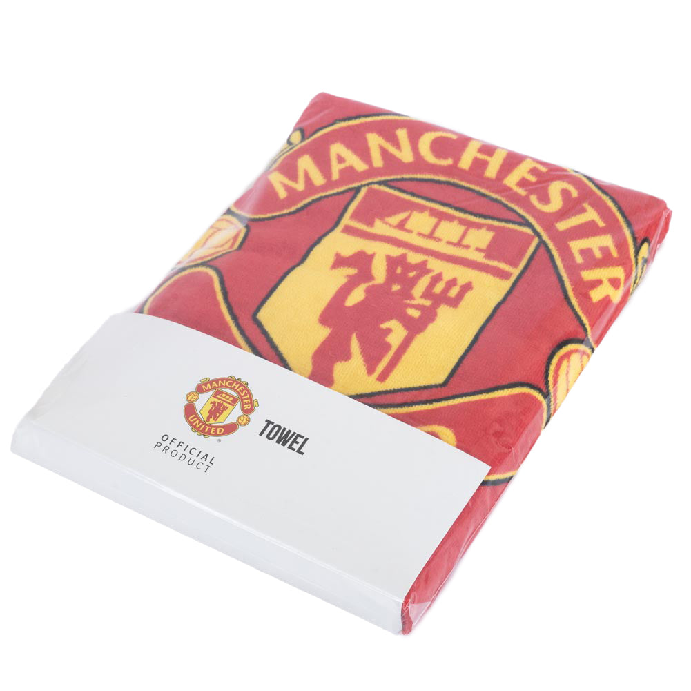 Official Manchester United FC Core Stripe Towel