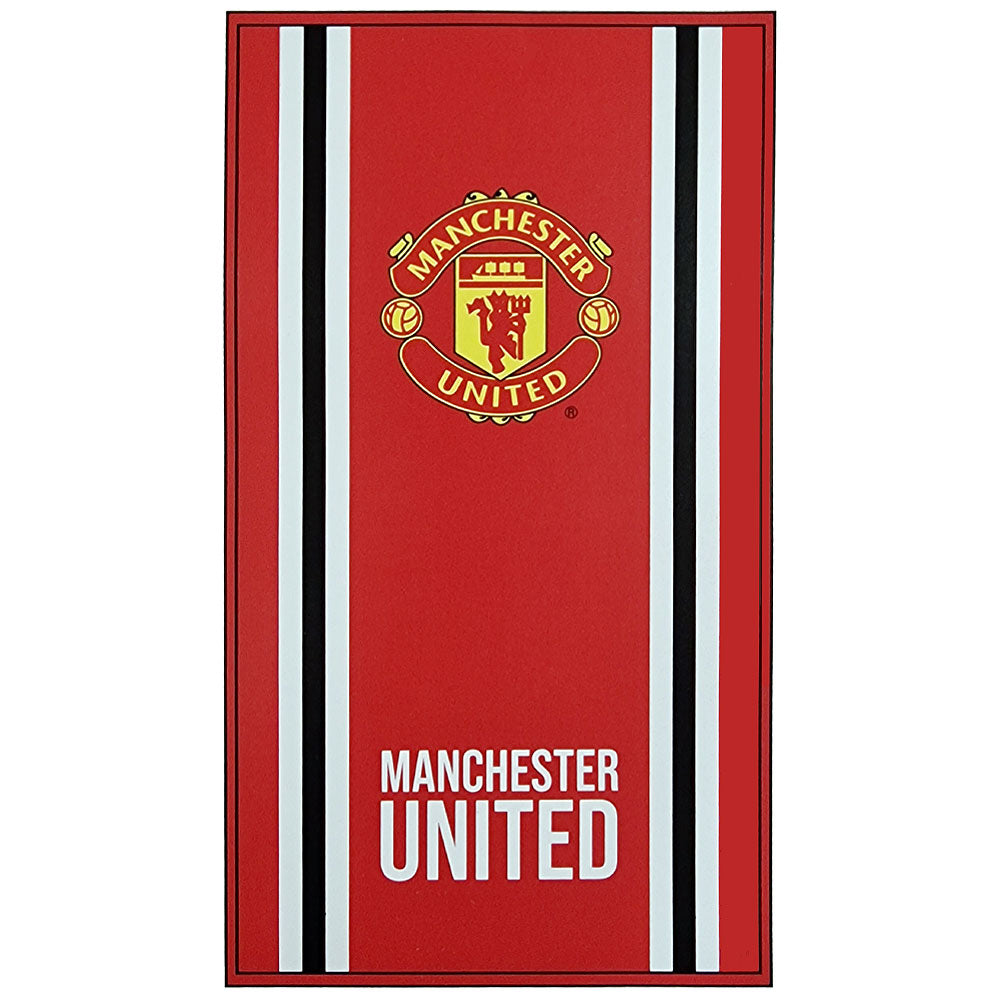 Official Manchester United FC Core Stripe Towel