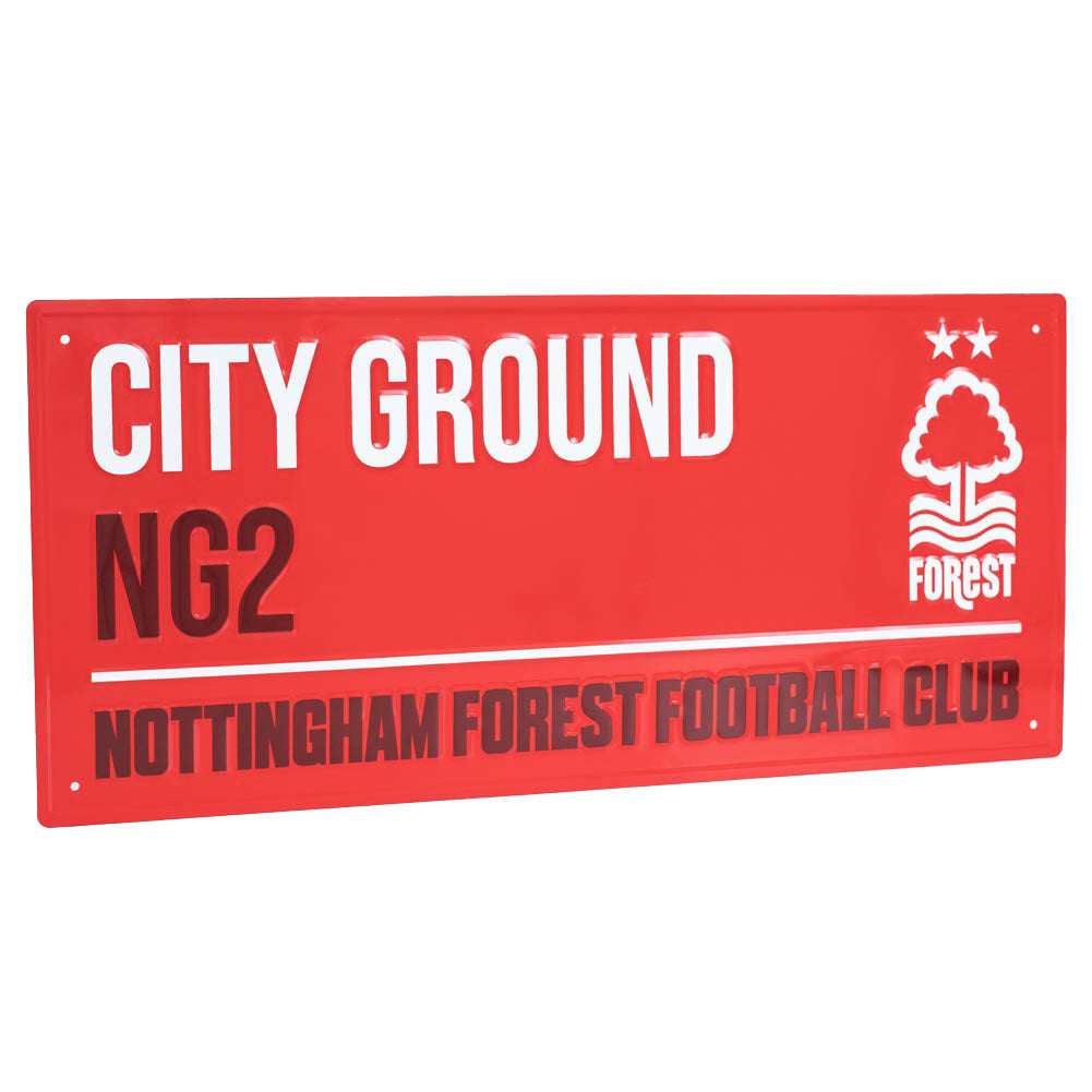 Official Nottingham Forest FC Colour Street Sign