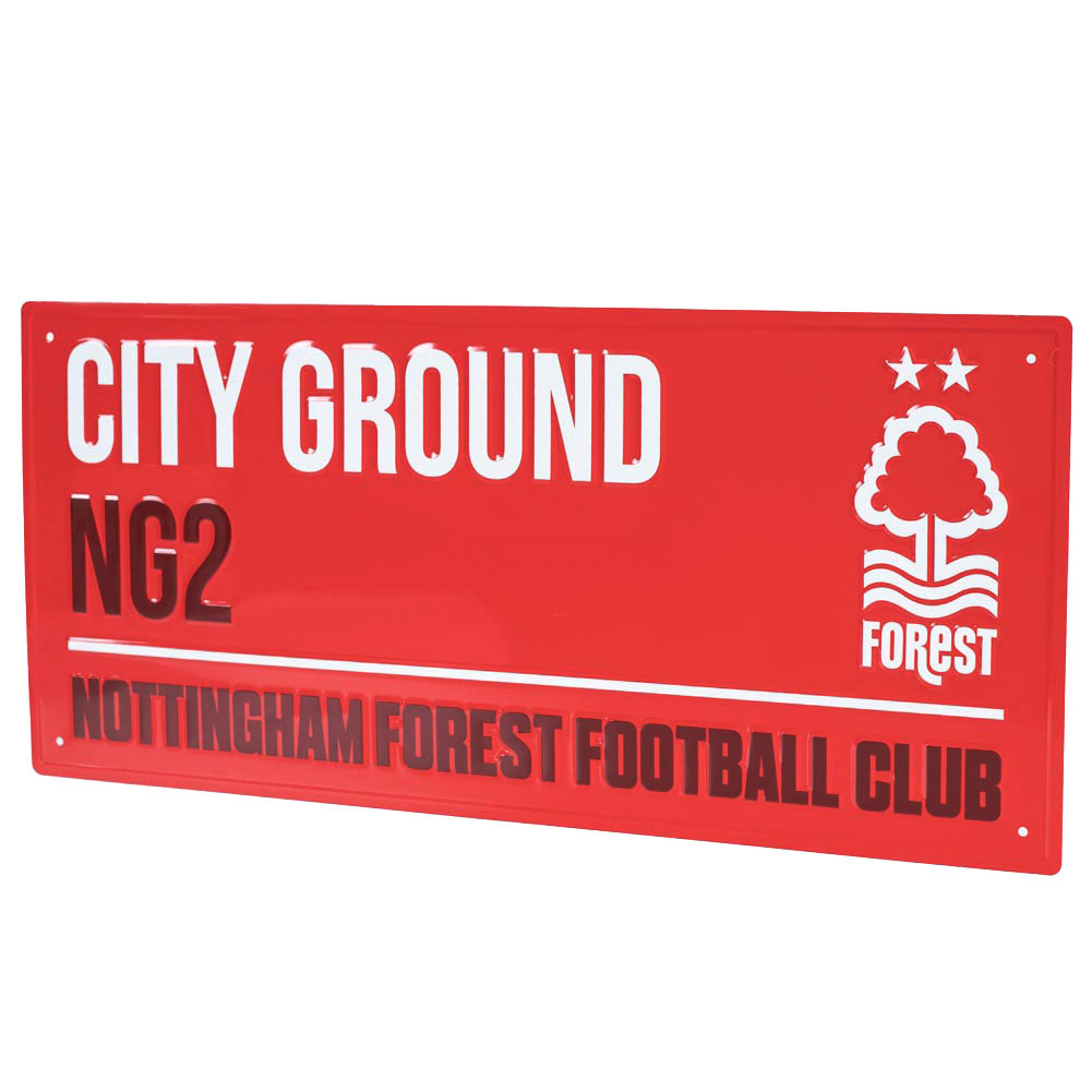 Official Nottingham Forest FC Colour Street Sign