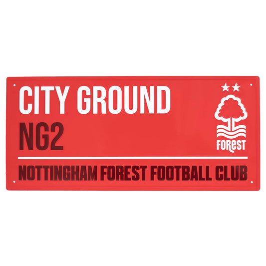 Official Nottingham Forest FC Colour Street Sign