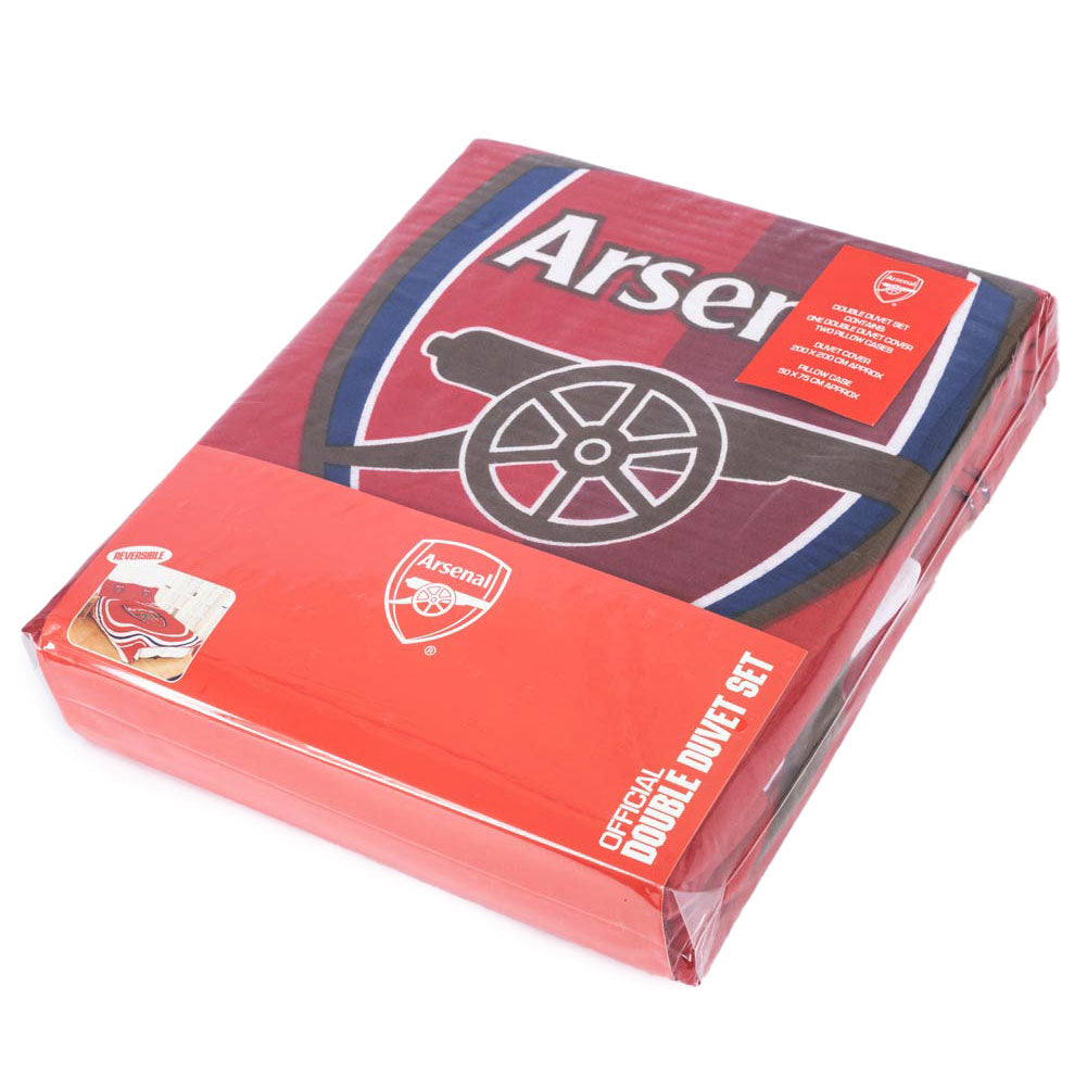 Official Arsenal FC Pulse Double Duvet Set