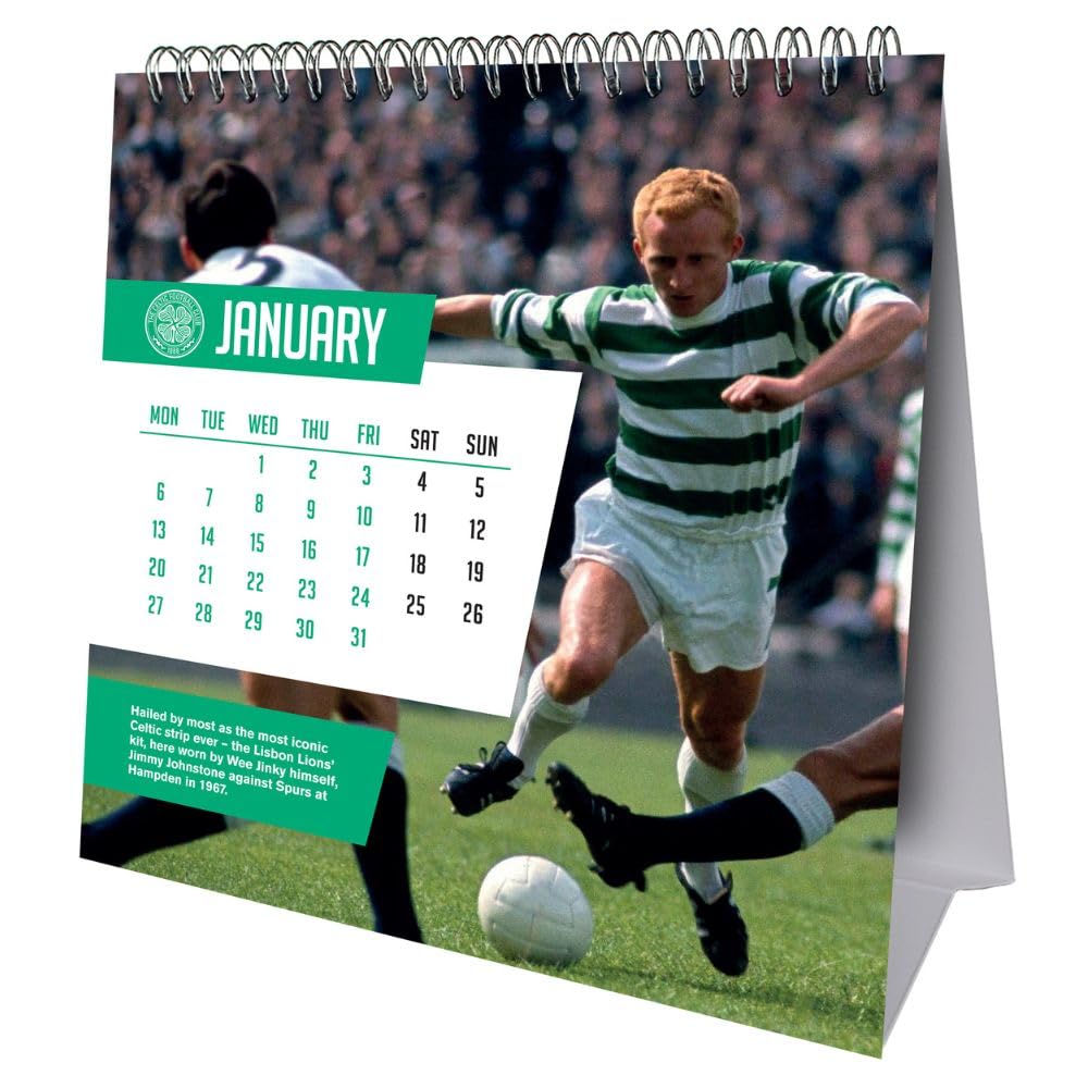 Official Celtic FC Desktop Calendar 2025