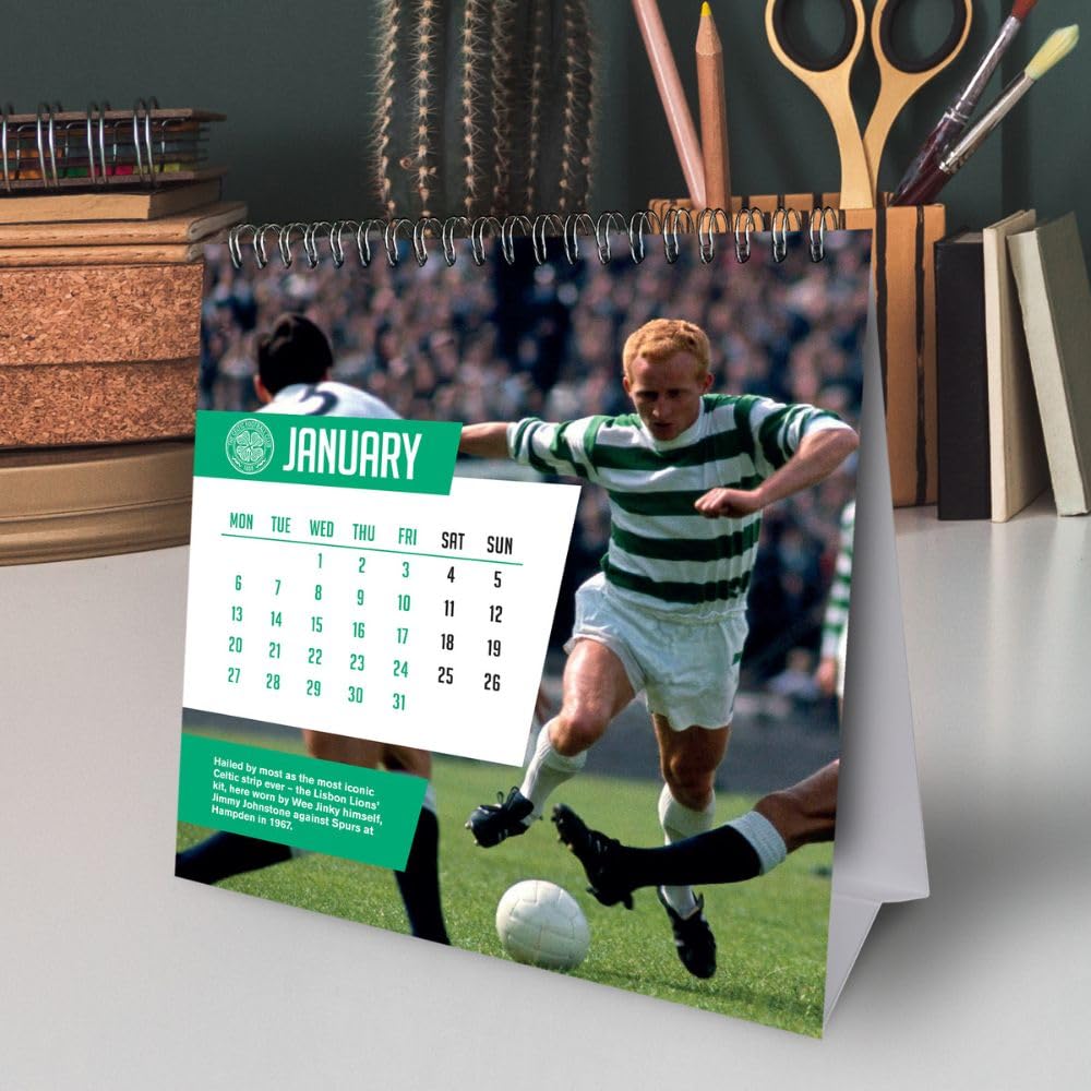 Official Celtic FC Desktop Calendar 2025