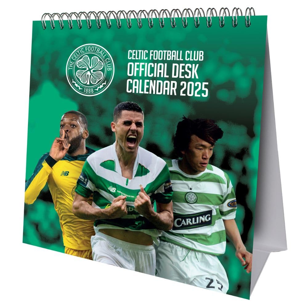 Official Celtic FC Desktop Calendar 2025