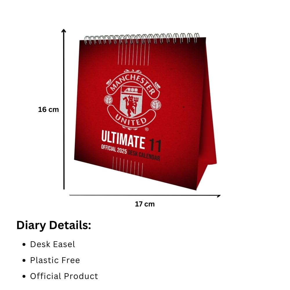 Official Manchester United FC Desktop Calendar 2025