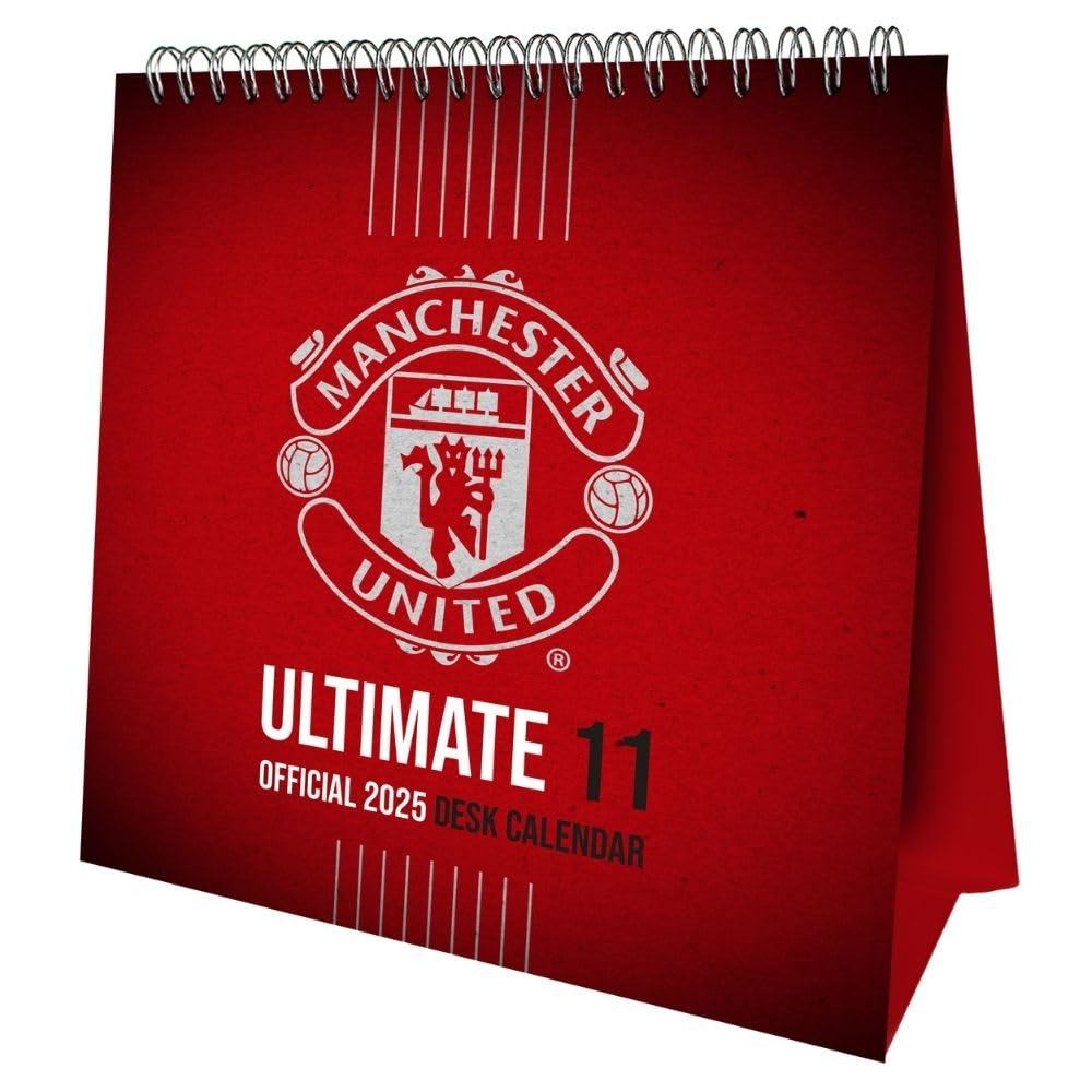 Official Manchester United FC Desktop Calendar 2025