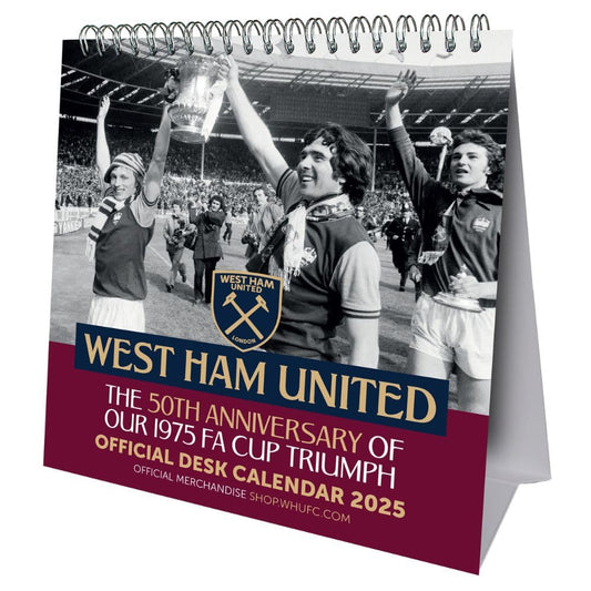 Official West Ham United FC Desktop Calendar 2025