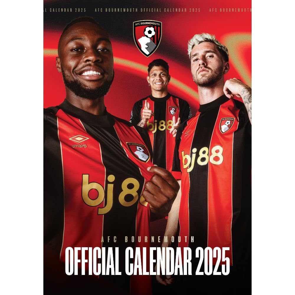 Official Bournemouth AFC A3 Calendar 2025