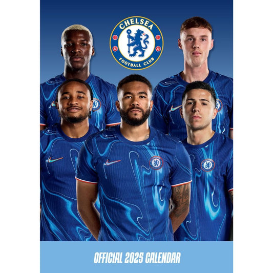 Official Chelsea FC A3 Calendar 2025