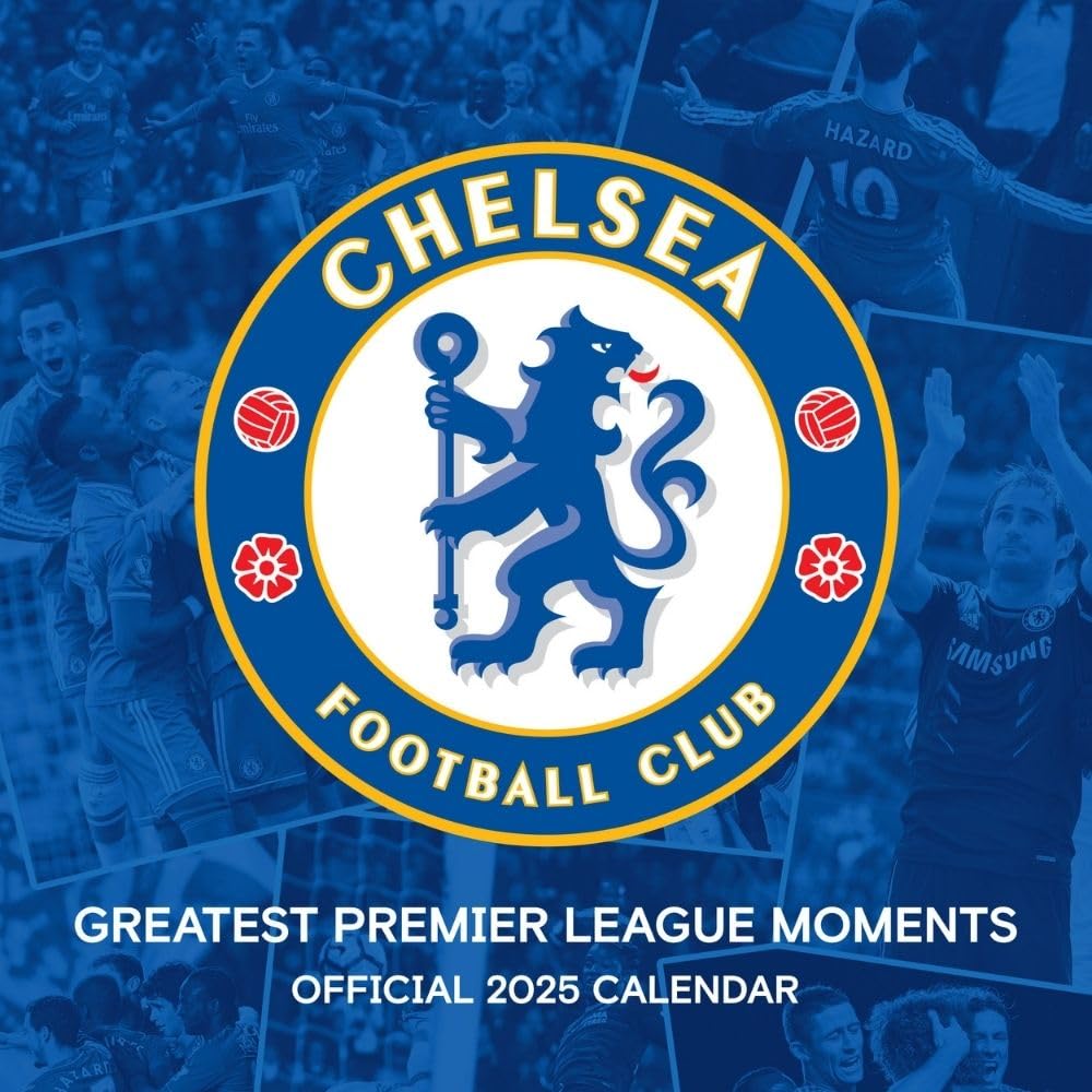 Official Chelsea FC Legends Square Calendar 2025