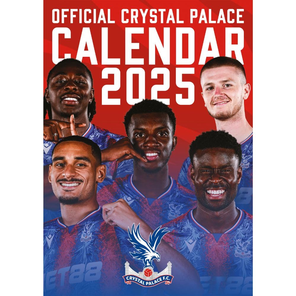 Official Crystal Palace FC A3 Calendar 2025