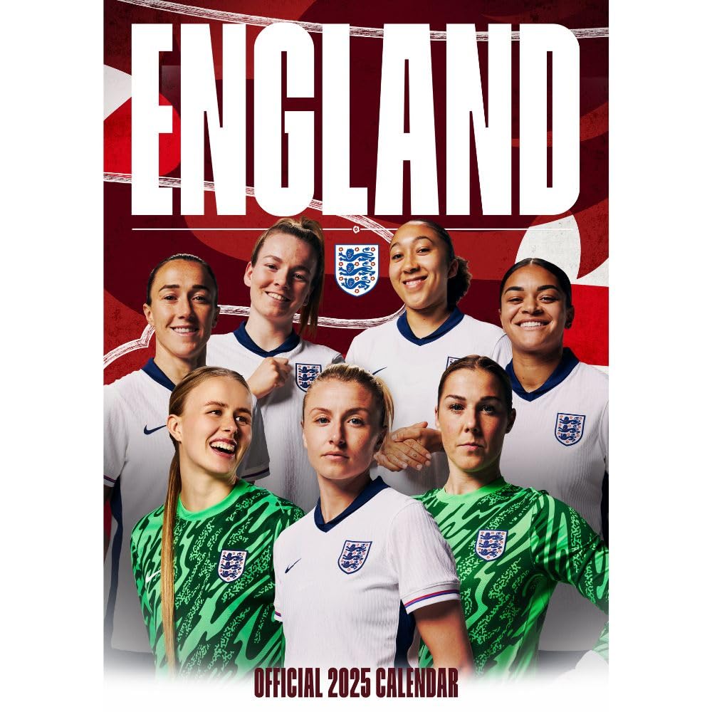 Official England Lionesses A3 Calendar 2025