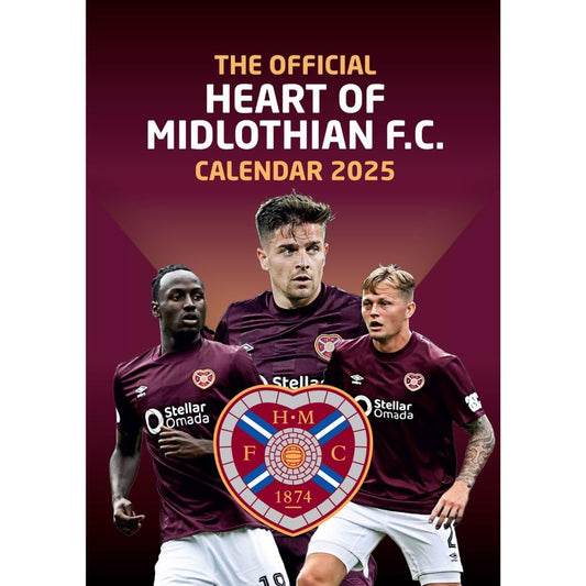 Official Hearts FC A3 Calendar 2025