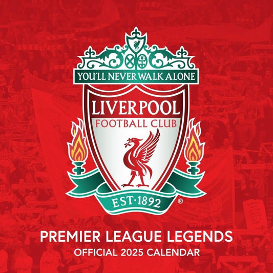 Official Liverpool FC Legends Square Calendar 2025