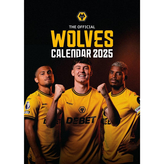 Official Wolverhampton Wanderers FC A3 Calendar 2025