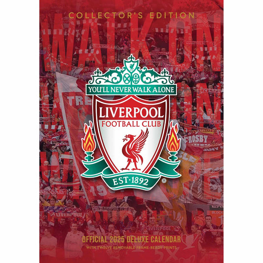 Official Liverpool FC Deluxe Calendar 2025