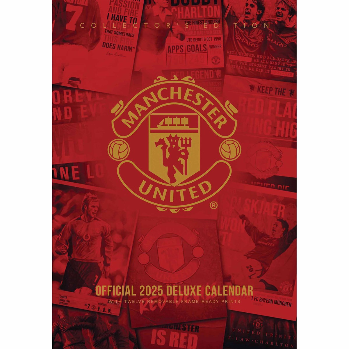 Official Manchester United FC Deluxe Calendar 2025