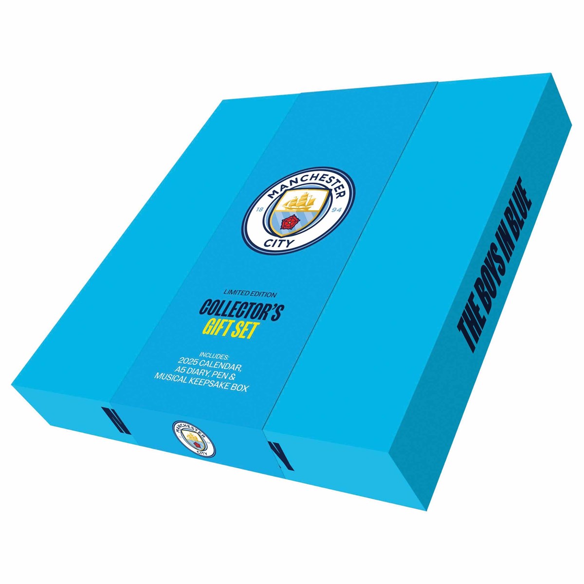 Official Manchester City FC Calendar & Diary Musical Gift Box 2025