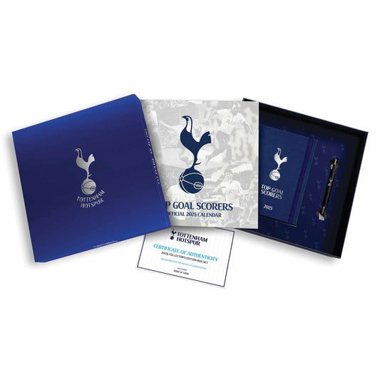 Official Tottenham Hotspur FC Calendar & Diary Musical Gift Box 2025