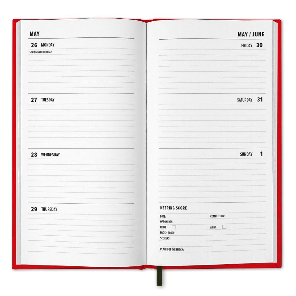 Official Arsenal FC Slim Diary 2025