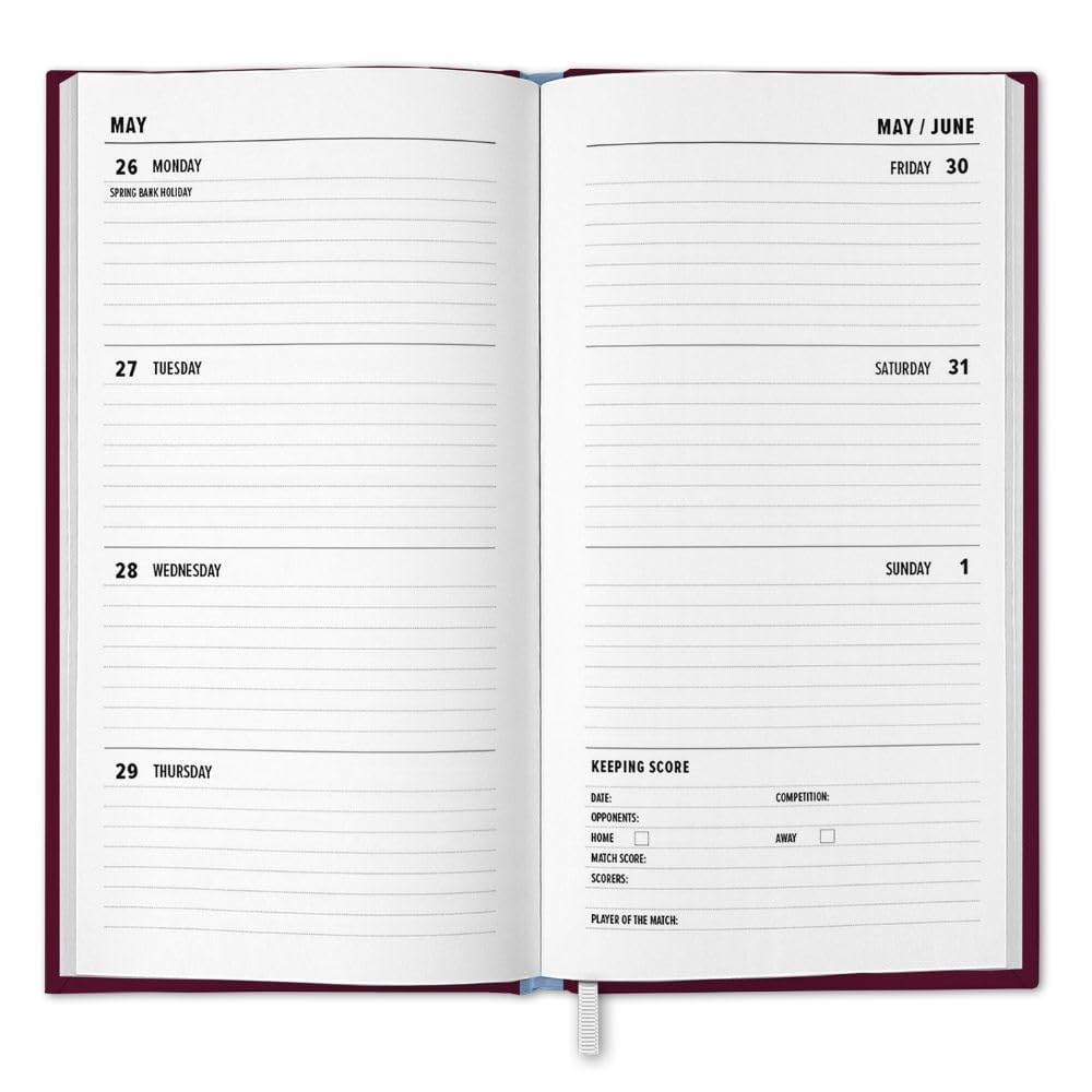 Official Aston Villa FC Slim Diary 2025