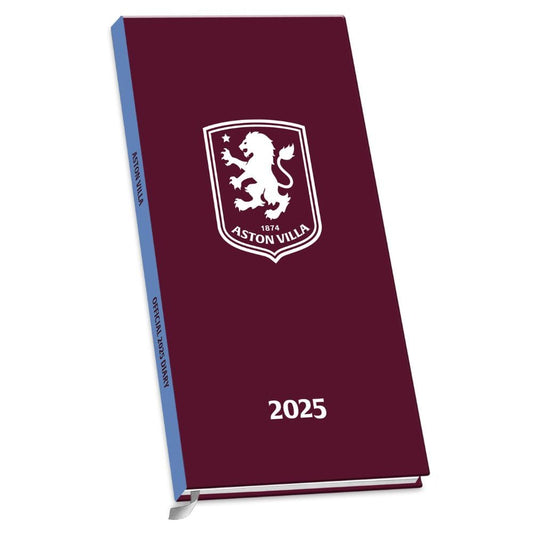 Official Aston Villa FC Slim Diary 2025