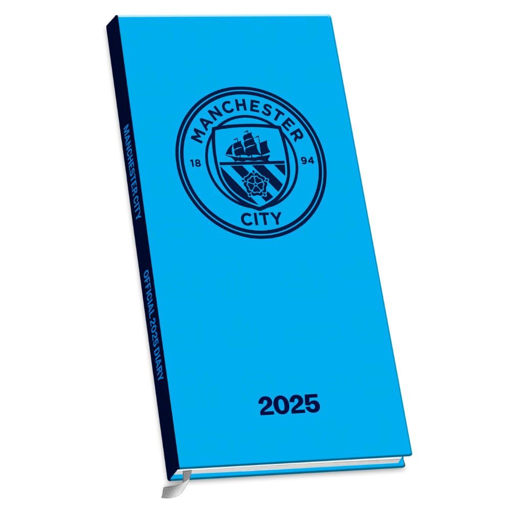 Official Manchester City FC Slim Diary 2025