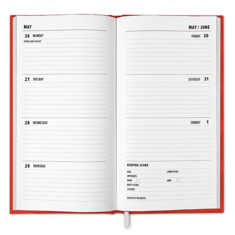 Official Manchester United FC Slim Diary 2025