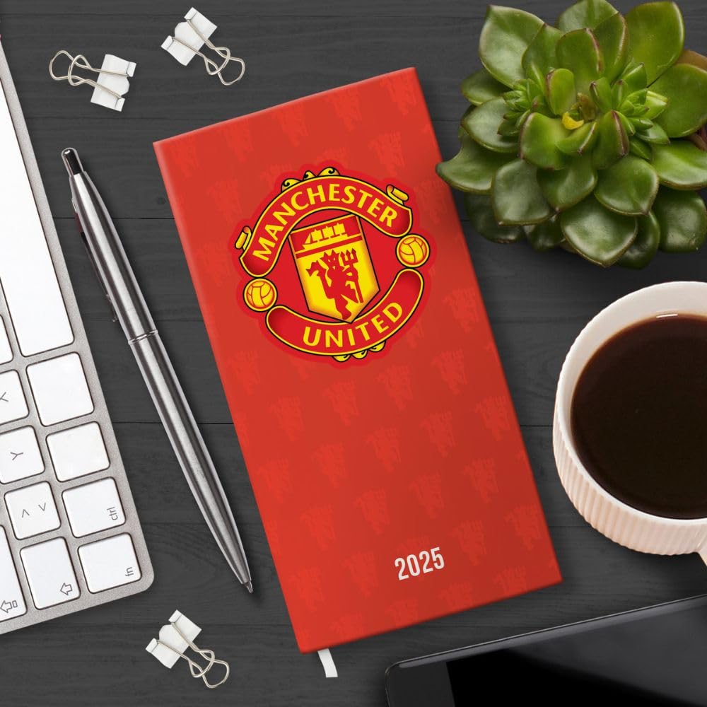 Official Manchester United FC Slim Diary 2025