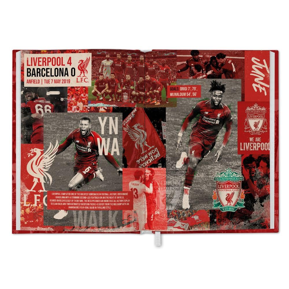 Official Liverpool FC A5 Diary 2025