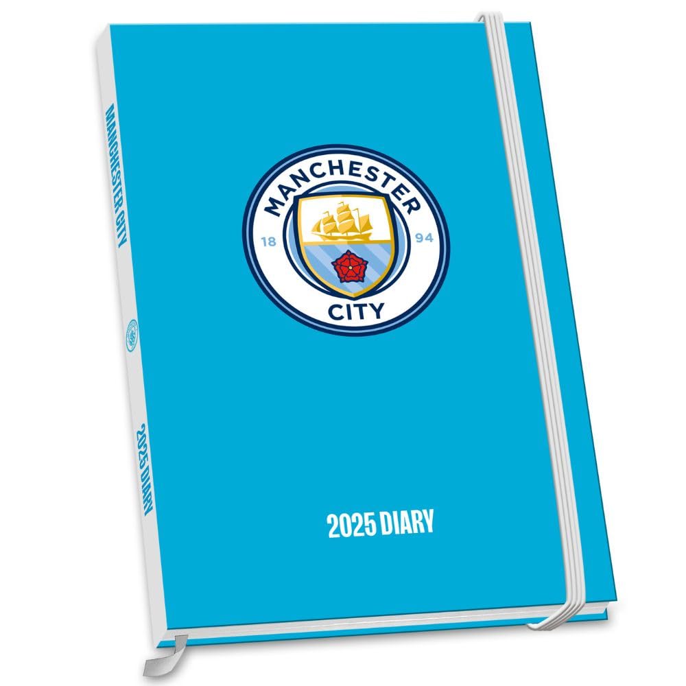 Official Manchester City FC A5 Diary 2025