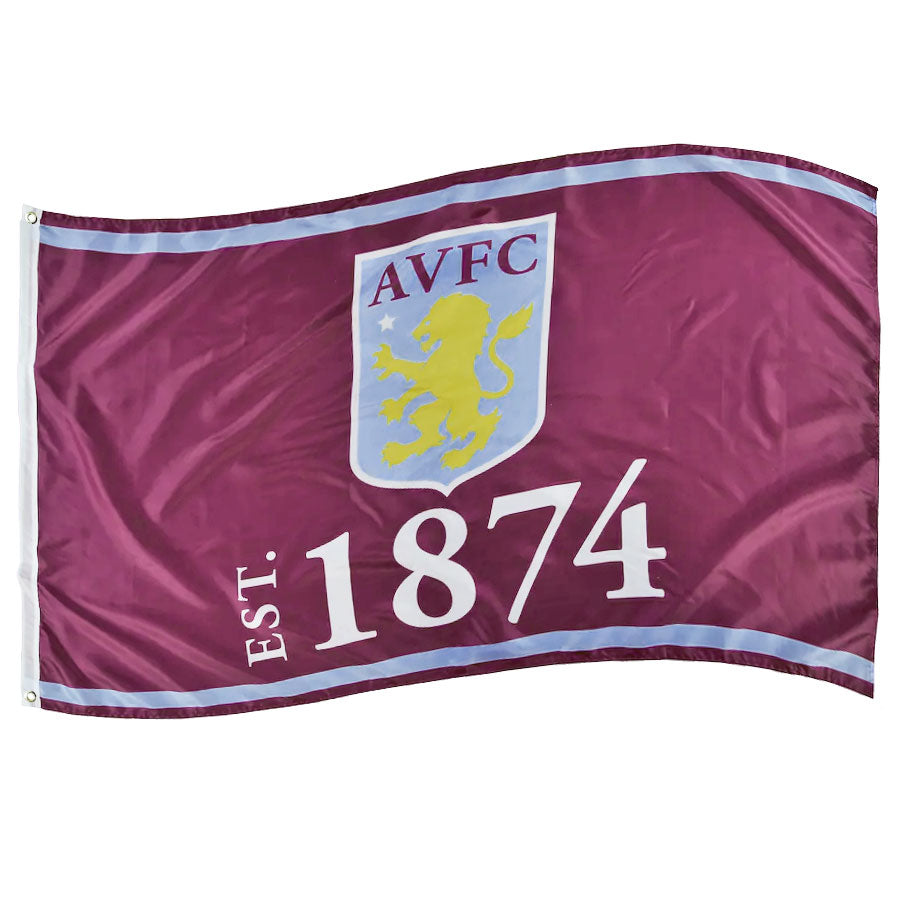 Official Aston Villa FC Established Flag